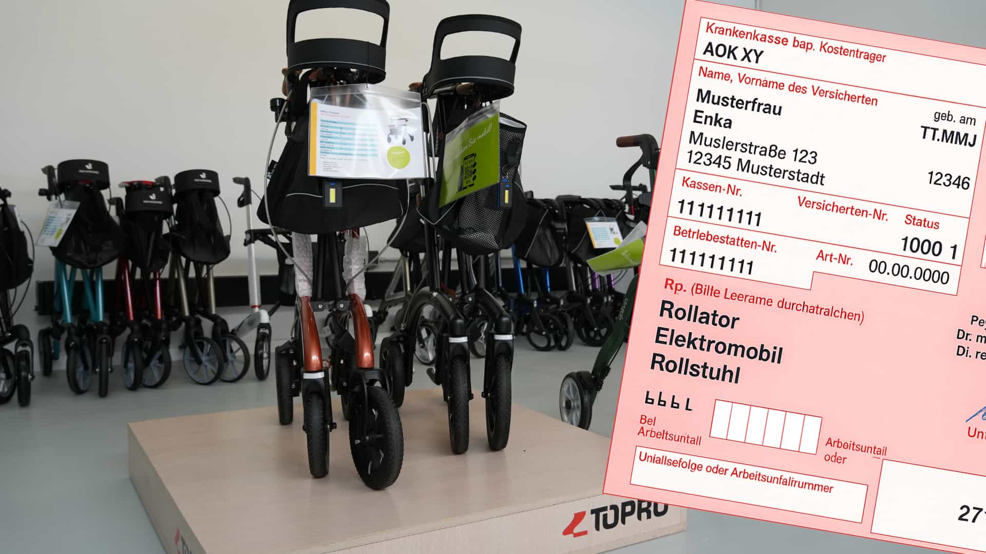 Rollator auf Rezept